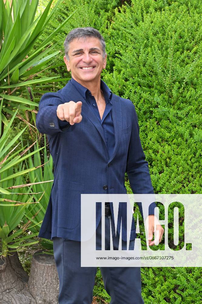 IPA88635615 - Rome: Rai Studios on Via Teulada. Photocall for the show *Il cacciatore di sogni*. Pictured: Stefano Buttafuoco