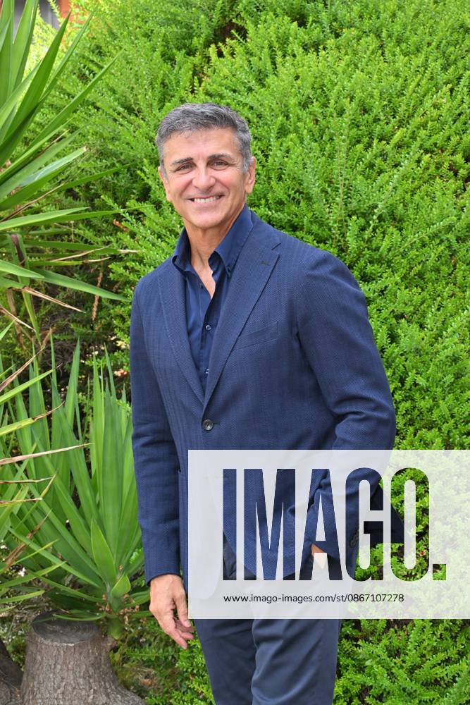 IPA88635634 - Rome: Rai Studios on Via Teulada. Photocall for the show *Il cacciatore di sogni*. Pictured: Stefano Buttafuoco