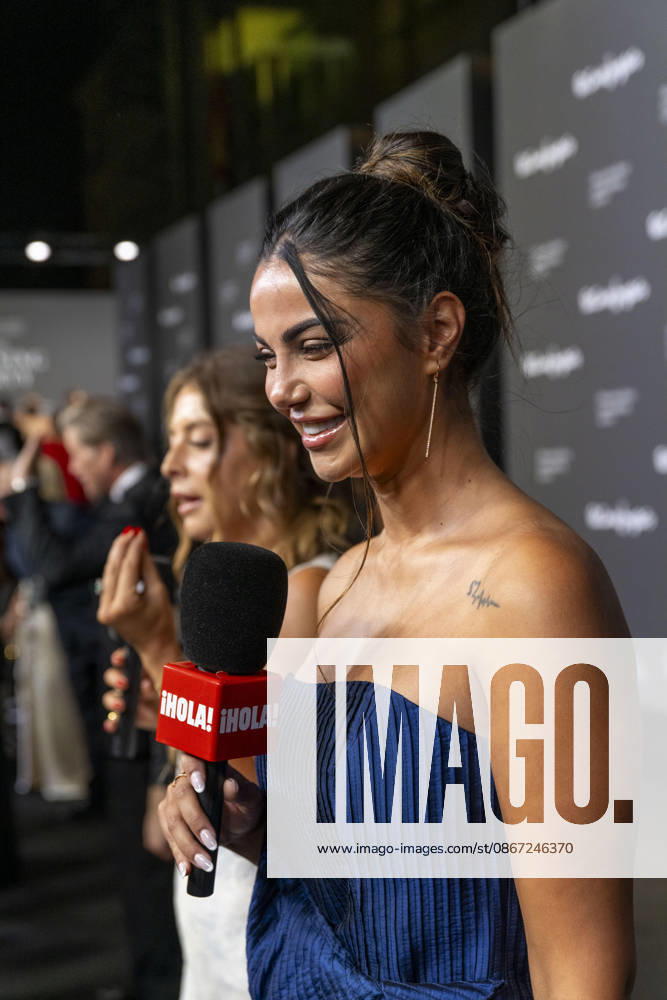 CLAUDIA RODRIGUEZ speaks to the press during the closing party for MBFW Madrid at the Reina SofoÂa Museum on September 18, 2026, in Madrid, Spain. Madrid Spain - ZUMAc312 20260918_zsp_c312_159