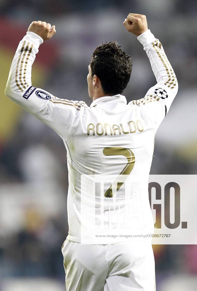Real Madrid s Cristiano Ronaldo celebrates during UEFA Champions League, Real CF Madrid - AFC Ajax Amsterdam ---- (115630)