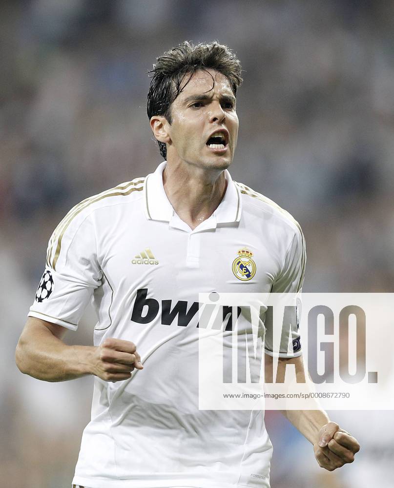 Real Madrid s Kaka celebrates during UEFA Champions League, Real CF Madrid - AFC Ajax Amsterdam ---- (201109275077)
