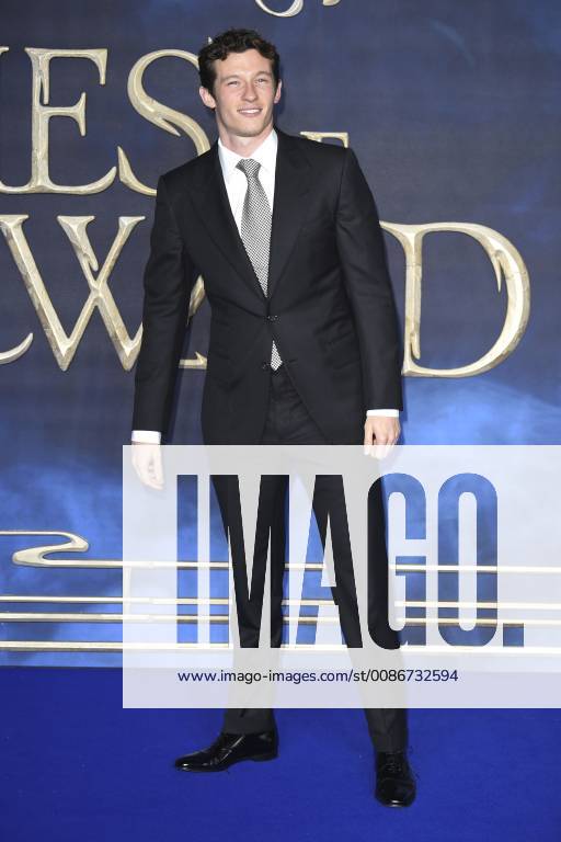 Callum Turner bei der Premiere des Kinofilms Fantastic Beasts: The Crimes of Grindelwald Phantastische Tierwesen: Grindelwalds Verbrechen im Cineworld Leicester Square. London, 13.11.2018 Callum Turner