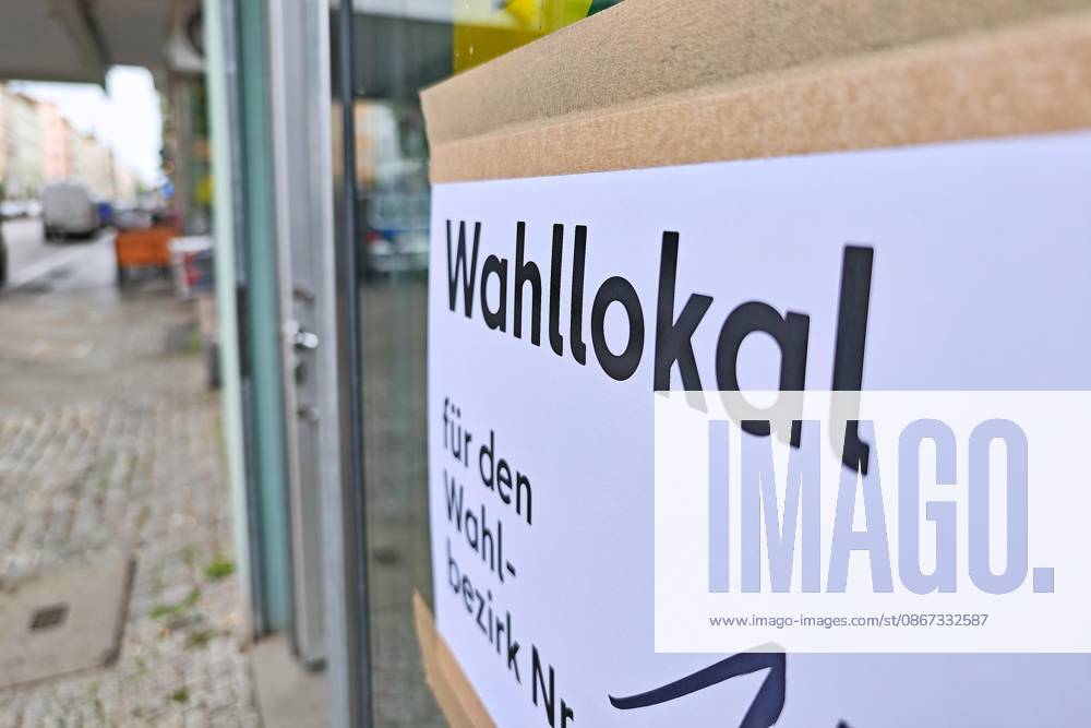 Berlin, Deutschland, 20.09.2026: Abgeordnetenhauswahl in der Hauptstadt 2026: Ein Berliner Wahllokal zur Wahl des Abgeordnetenhauses