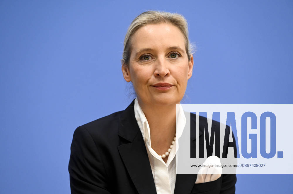 ABB BPK- Alice Weidel, Bundessprecherin der AfD und Co-Vorsitzende der AfD-Fraktion Thema AfD - Auswirkungen der Landtagswahlen in Berlin und Mecklenburg-Vorpommern auf die Bundespolitik Statment auf der BPK Bundespressekonferenz am 21.09.2026 in Berlin Berlin Deutschland
