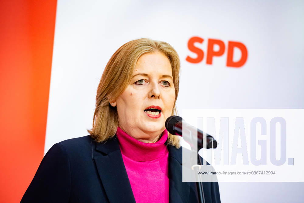 Parteivorsitzende der SPD Bärbel Bas bei einer Pressekonferenz im Willy-Brandt-Haus in Berlin am 21. September 2026. Reaktionen auf den Landtagswahlen in Mecklenburg-Vorpommern und Berlin