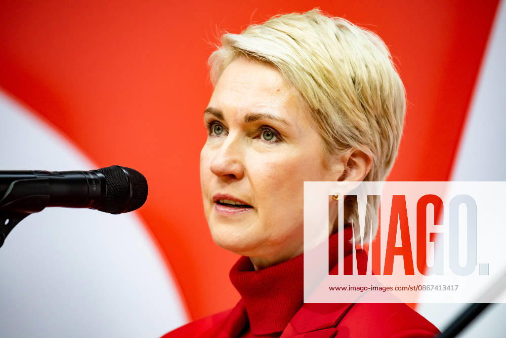 Spitzenkandidatin der SPD in Mecklenburg-Vorpommern Manuela Schwesig bei einer Pressekonferenz im Willy-Brandt-Haus in Berlin am 21. September 2026. Reaktionen auf den Landtagswahlen in Mecklenburg-Vorpommern und Berlin