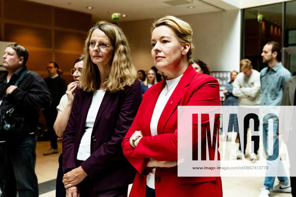 SPD Kandidatin in Berlin Franziska Giffey im Willy-Brandt-Haus in Berlin am 21. September 2026. Reaktionen auf den Landtagswahlen in Mecklenburg-Vorpommern und Berlin