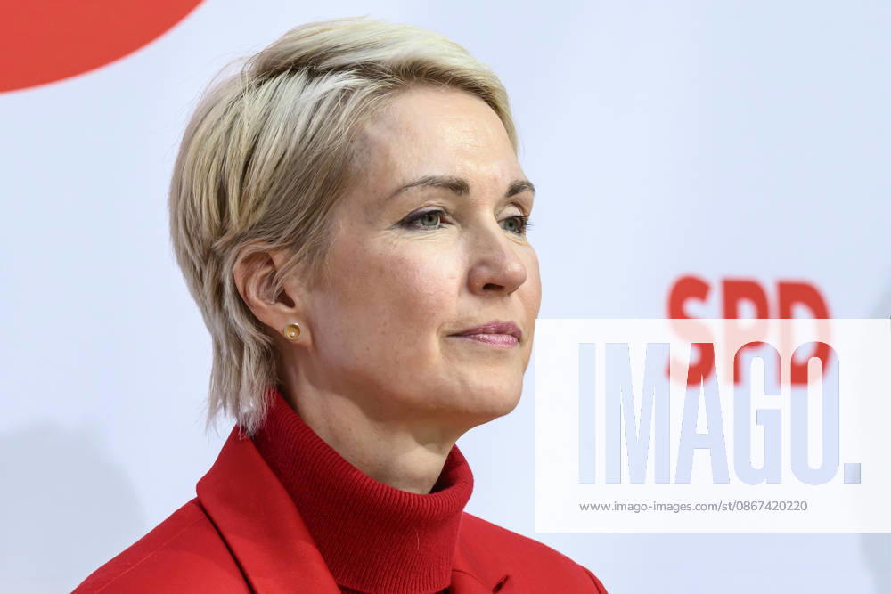 Im Bild v.l.: Manuela Schwesig, GER, Berlin, SPD Pressekonferenz nach den Wahlen in Berlin und Mecklenburg Vorpommern - MV, im Atrium, Willy-Brandt-Haus, Wilhelmstraße 141, 10963 Berlin, 21.09.2026,