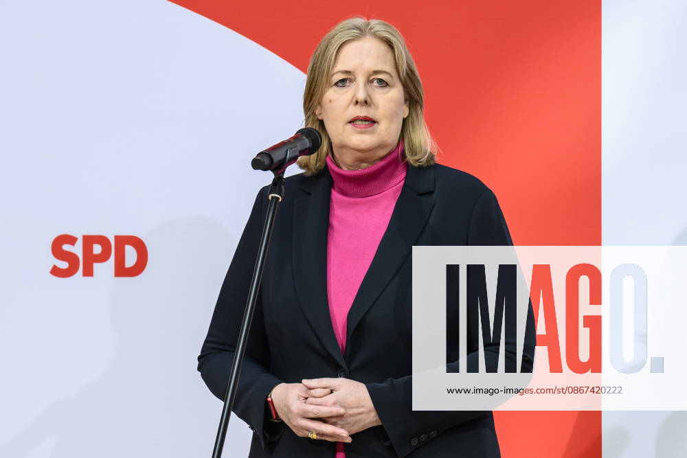 Im Bild v.l.: Bärbel Bas, GER, Berlin, SPD Pressekonferenz nach den Wahlen in Berlin und Mecklenburg Vorpommern - MV, im Atrium, Willy-Brandt-Haus, Wilhelmstraße 141, 10963 Berlin, 21.09.2026,