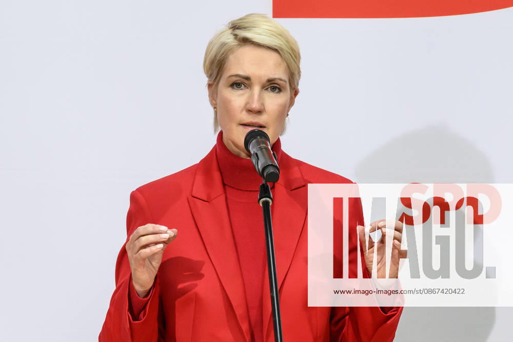 Im Bild v.l.: Manuela Schwesig, GER, Berlin, SPD Pressekonferenz nach den Wahlen in Berlin und Mecklenburg Vorpommern - MV, im Atrium, Willy-Brandt-Haus, Wilhelmstraße 141, 10963 Berlin, 21.09.2026,