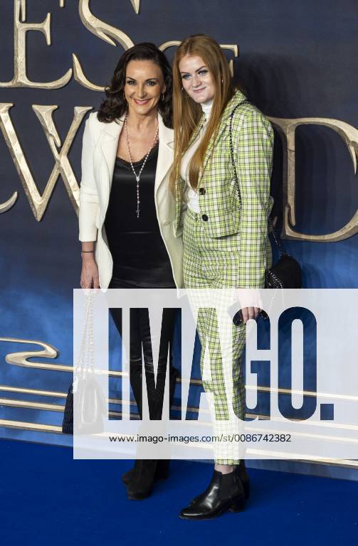London, United Kingdom - Shirley Ballas and Guest are seen attending the UK Premiere of the Fantastic Beasts: The Crimes Of Grindelwald at the Cineworld Leicester Square in London. London United Kingdom - ZUMAs197 20181113_zaa_s197_278