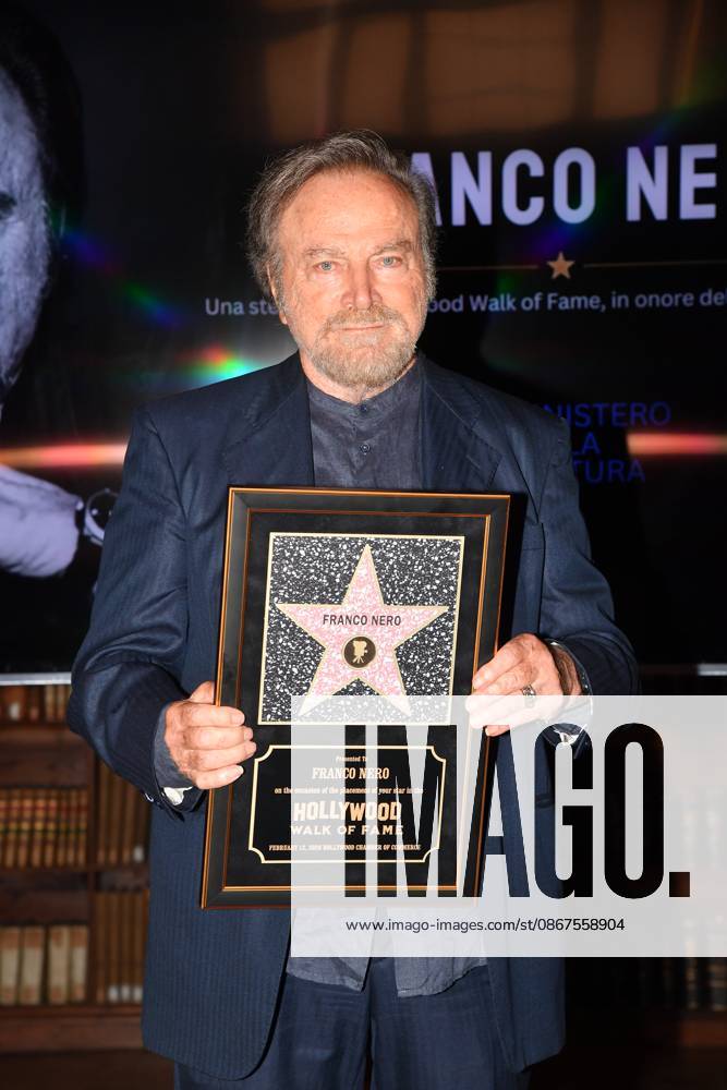 IPA88844553 - Rome, Ministry of Culture: Celebration for Franco Nero’s Stella Award. Pictured: Franco Nero