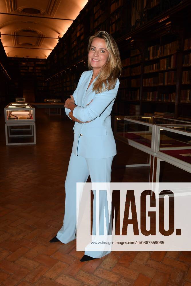 IPA88844651 - Rome, Ministry of Culture: Ceremony to Award the Star to Franco Nero. Pictured: Alessandra Viero