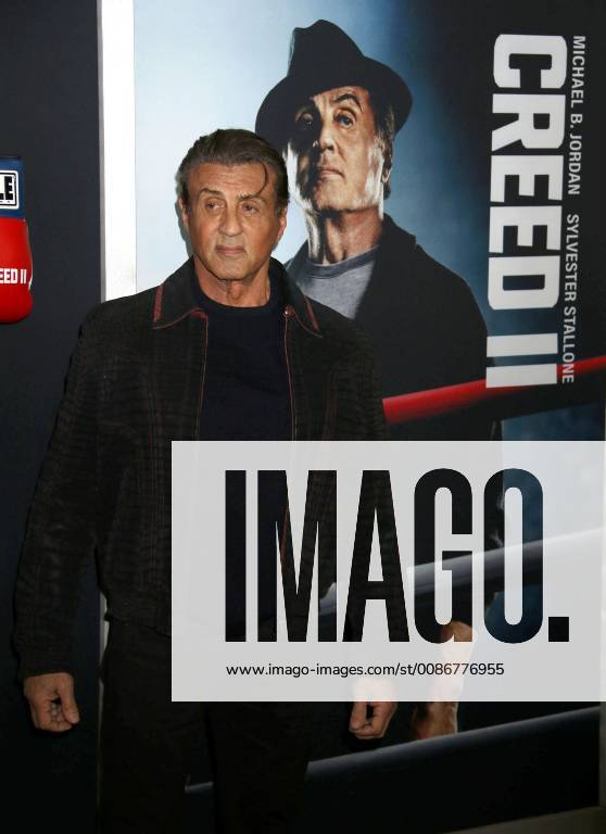 New York City, New York, U.S. - Actor SYLVESTER STALLONE attends the World Premiere of Creed ll held at the AMC Lincoln Square Theater. New York City U.S. - ZUMAk03_ 20181114_zaf_k03_168