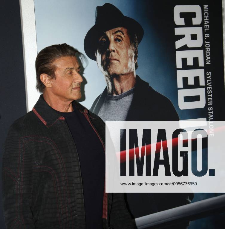New York City, New York, U.S. - Actor SYLVESTER STALLONE attends the World Premiere of Creed ll held at the AMC Lincoln Square Theater. New York City U.S. - ZUMAk03_ 20181114_zaf_k03_171