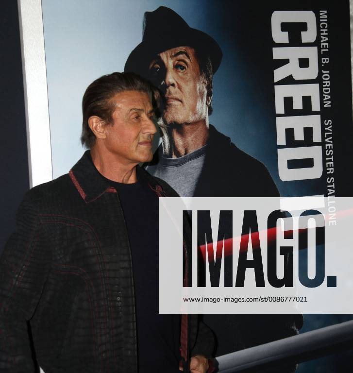 New York City, New York, U.S. - Actor SYLVESTER STALLONE attends the World Premiere of Creed ll held at the AMC Lincoln Square Theater. New York City U.S. - ZUMAk03_ 20181114_zaf_k03_170