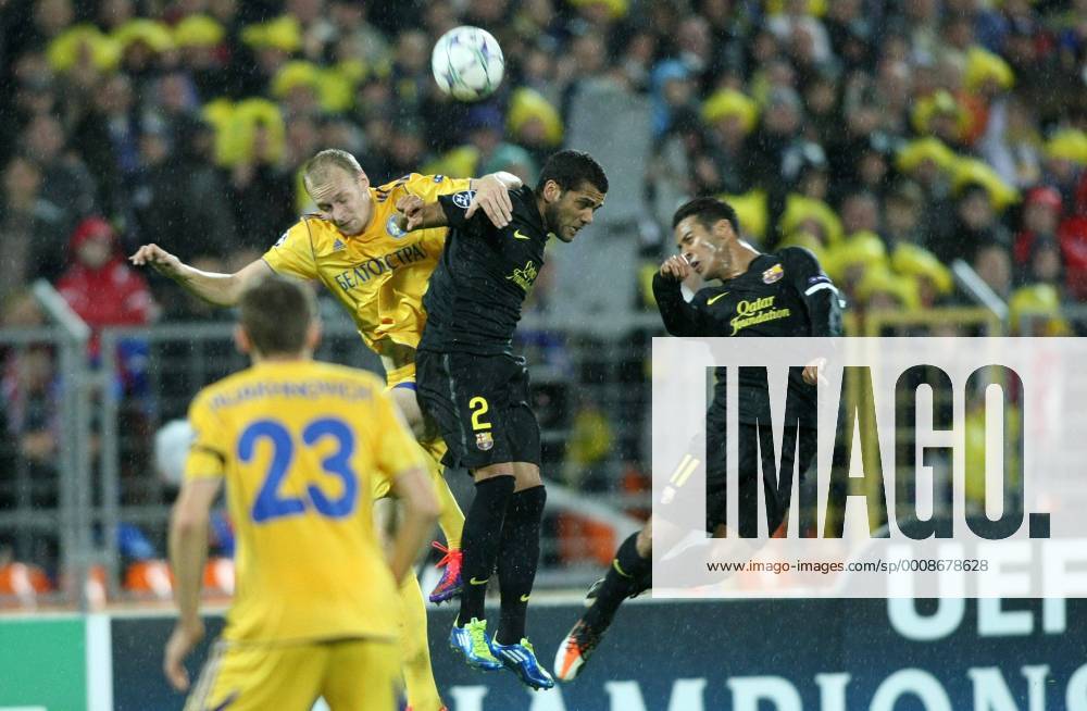 Champions League, Minsk, BATE Borisov - FC Barcelona, DANI ALVES THIAGO ALCANTARA 0S3G8751 o00 Barca
