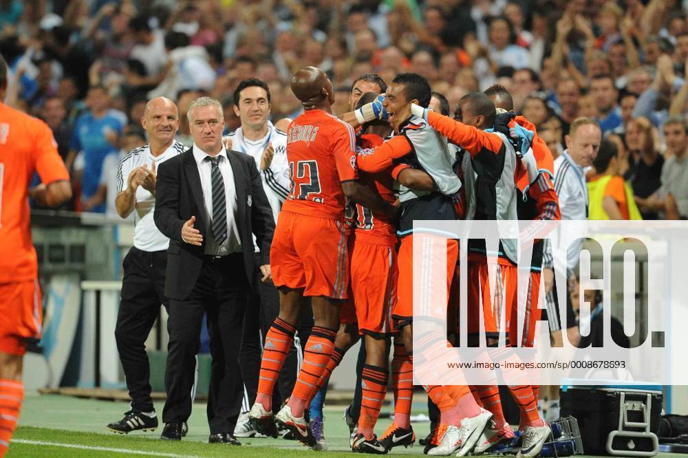 Olympique Marseille (OM) - Borussia Dortmund (BVB), Andre Ayew et Didier Descamps (OM)--- xN.LeGouicxFEPx