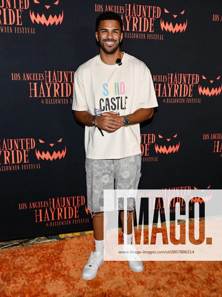 JEREMIAH BROWN attends the 2026 Los Angeles Haunted Hayride red carpet. Los Angeles USA - ZUMAb173 20260925_aap_b173_046