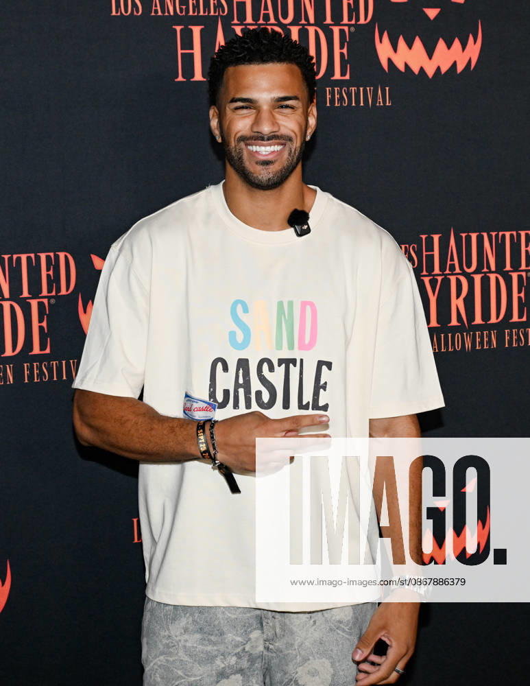 JEREMIAH BROWN attends the 2026 Los Angeles Haunted Hayride red carpet. Los Angeles USA - ZUMAb173 20260925_aap_b173_038