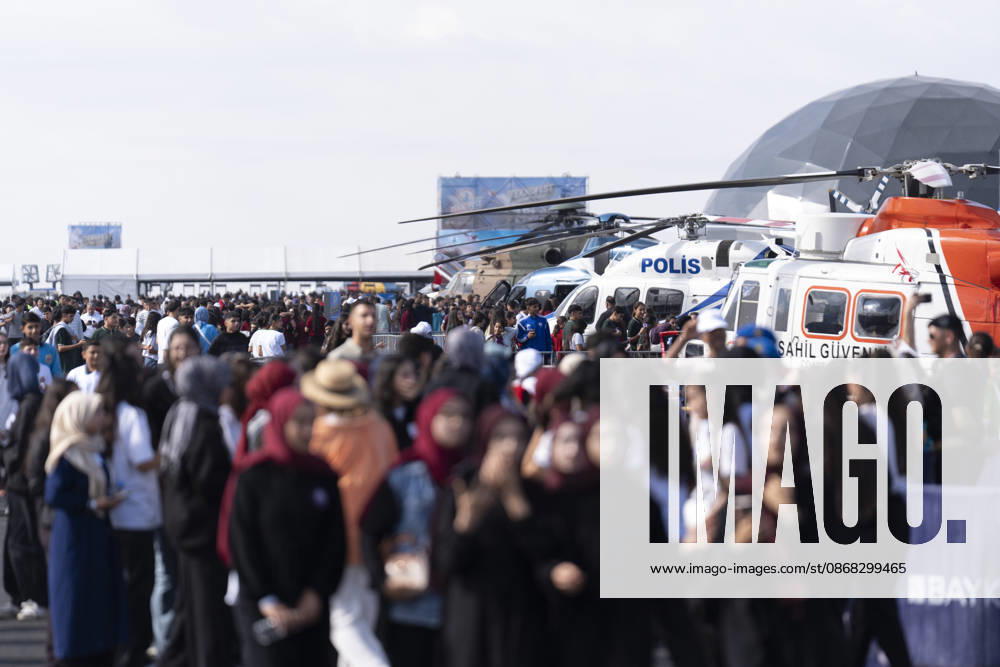 TEKNOFEST Southeast in Turkiye s Sanliurfa SANLIURFA, TURKIYE - OCTOBER 1: TEKNOFEST Southeast, the world’s largest aviation, space, and technology festival, opens its doors to visitors on the second day of its 15th edition at Sanliurfa GAP Airport in Sanliurfa, Turkiye, on October 1, 2026. Bunyamin Celik Anadolu Sanliurfa Turkey. Editorial use only. Please get in touch for any other usage.