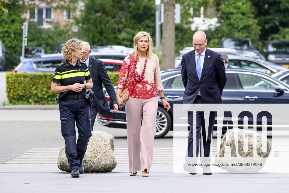 Apeldoorn, The Netherlands, 2026-10-01 14:03:42 APELDOORN, 01-10-2026, Police Academy. Queen Maxima visits the Police Academy in Apeldoorn in the context of financially sound employership. With over 67,000 employees, the National Police is one of the largest employers in the Netherlands and a member of the Foundation for Financially Healthy Netherlands (SFGN). Queen Maxima is honorary chair of this foundation. PHOTO: NLBeeld Patrick van Emst Credit: NL Beeld Patrick van Emst