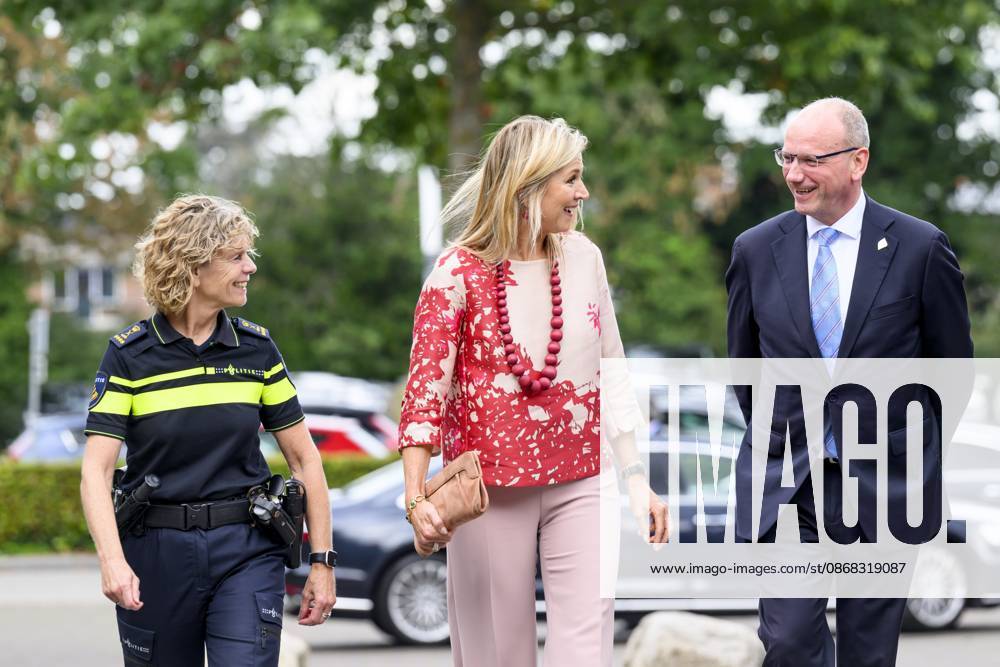 Apeldoorn, The Netherlands, 2026-10-01 14:03:54 APELDOORN, 01-10-2026, Police Academy. Queen Maxima visits the Police Academy in Apeldoorn in the context of financially sound employership. With over 67,000 employees, the National Police is one of the largest employers in the Netherlands and a member of the Foundation for Financially Healthy Netherlands (SFGN). Queen Maxima is honorary chair of this foundation. PHOTO: NLBeeld Patrick van Emst Credit: NL Beeld Patrick van Emst