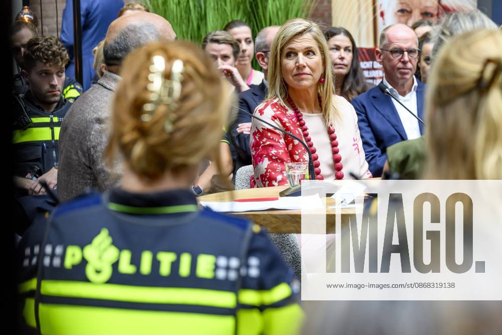 Apeldoorn, The Netherlands, 2026-10-01 14:07:06 APELDOORN, 01-10-2026, Police Academy. Queen Maxima visits the Police Academy in Apeldoorn in the context of financially sound employership. With over 67,000 employees, the National Police is one of the largest employers in the Netherlands and a member of the Foundation for Financially Healthy Netherlands (SFGN). Queen Maxima is honorary chair of this foundation. PHOTO: NLBeeld Patrick van Emst Credit: NL Beeld Patrick van Emst