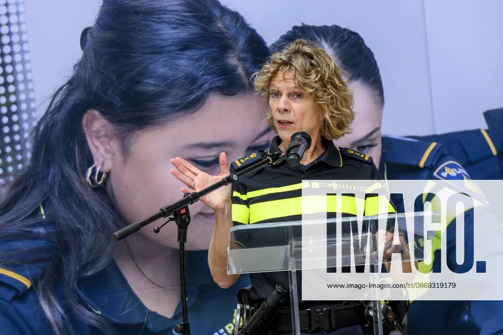 Apeldoorn, The Netherlands, 2026-10-01 14:08:11 APELDOORN, 01-10-2026, Police Academy Queen Maxima visits the Police Academy in Apeldoorn in the context of financially sound employership. With over 67,000 employees, the National Police is one of the largest employers in the Netherlands and a member of the Foundation for Financially Healthy Netherlands (SFGN). Queen Maxima is honorary chair of this foundation. PHOTO: NLBeeld Patrick van Emst In the photo: Janny Knol, Chief of Police of the Netherlands Credit: NL Beeld Patrick van Emst
