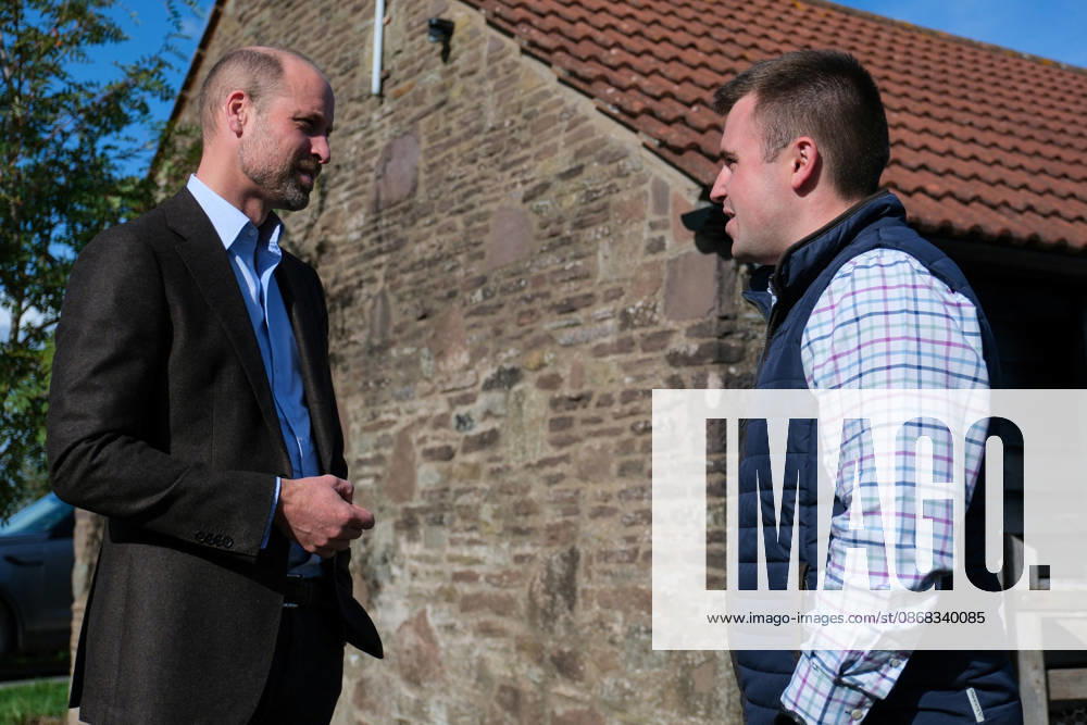 Britain s Prince William on a visit examining the role of regenerative farming in climate resilience, in Hereford Britain s Prince William meets Harry Davies, the incoming tenant of the Duchy of Cornwall s first regenerative Farm Business Tenancy, during a visit to examine the role of regenerative farming in climate resilience in Hereford, Britain, October 1, 2026., Credit:Mathieu Willcocks PA ROTA - B68 Avalon UNITED KINGDOM, Hereford