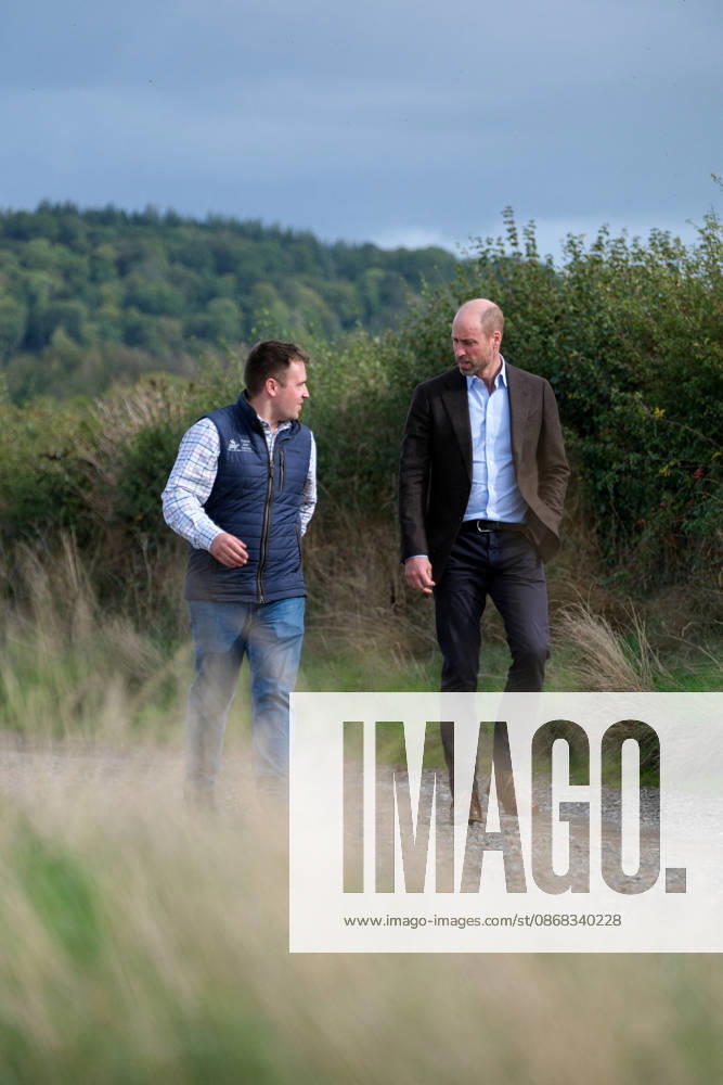 Britain s Prince William on a visit examining the role of regenerative farming in climate resilience, in Hereford Britain s Prince William meets Harry Davies, the incoming tenant of the Duchy of Cornwall s first regenerative Farm Business Tenancy, during a visit to examine the role of regenerative farming in climate resilience in Hereford, Britain, October 1, 2026., Credit:Mathieu Willcocks PA ROTA - B68 Avalon UNITED KINGDOM, Hereford