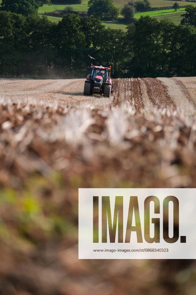 Britain s Prince William on a visit examining the role of regenerative farming in climate resilience, in Hereford Britain s Prince William drives a farming vehicle with Harry Davies, the incoming tenant of the Duchy of Cornwall s first regenerative Farm Business Tenancy, during a visit to examine the role of regenerative farming in climate resilience in Hereford, Britain, October 1, 2026., Credit:Mathieu Willcocks PA ROTA - B68 Avalon UNITED KINGDOM, Hereford