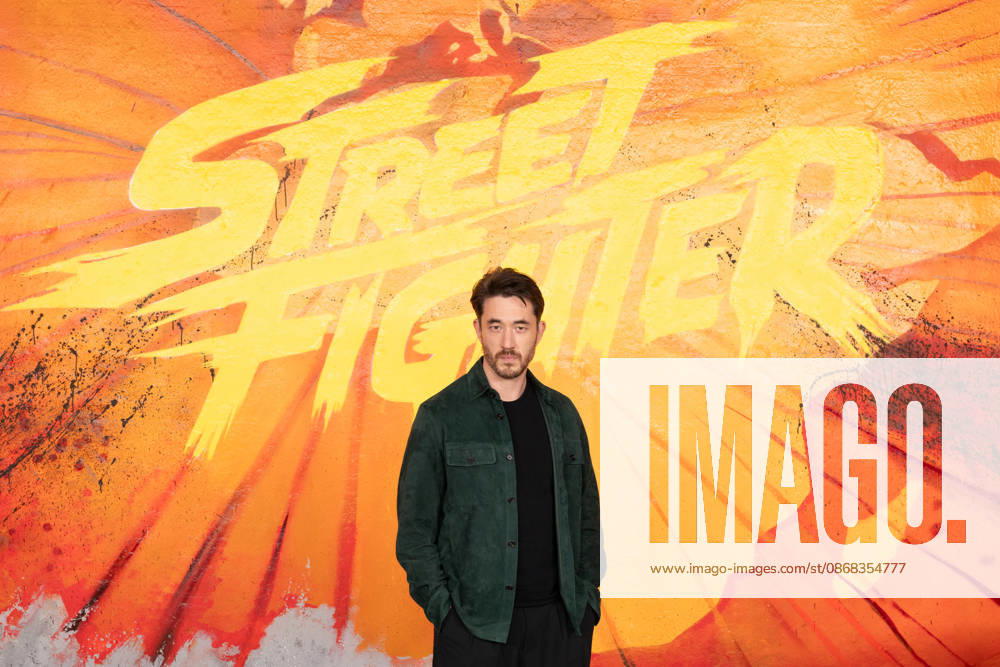 Andrew Koji attends Street Fighter Photocall at Leake Street, Waterloo in London, England. UK. Thursday 1st October 2026.