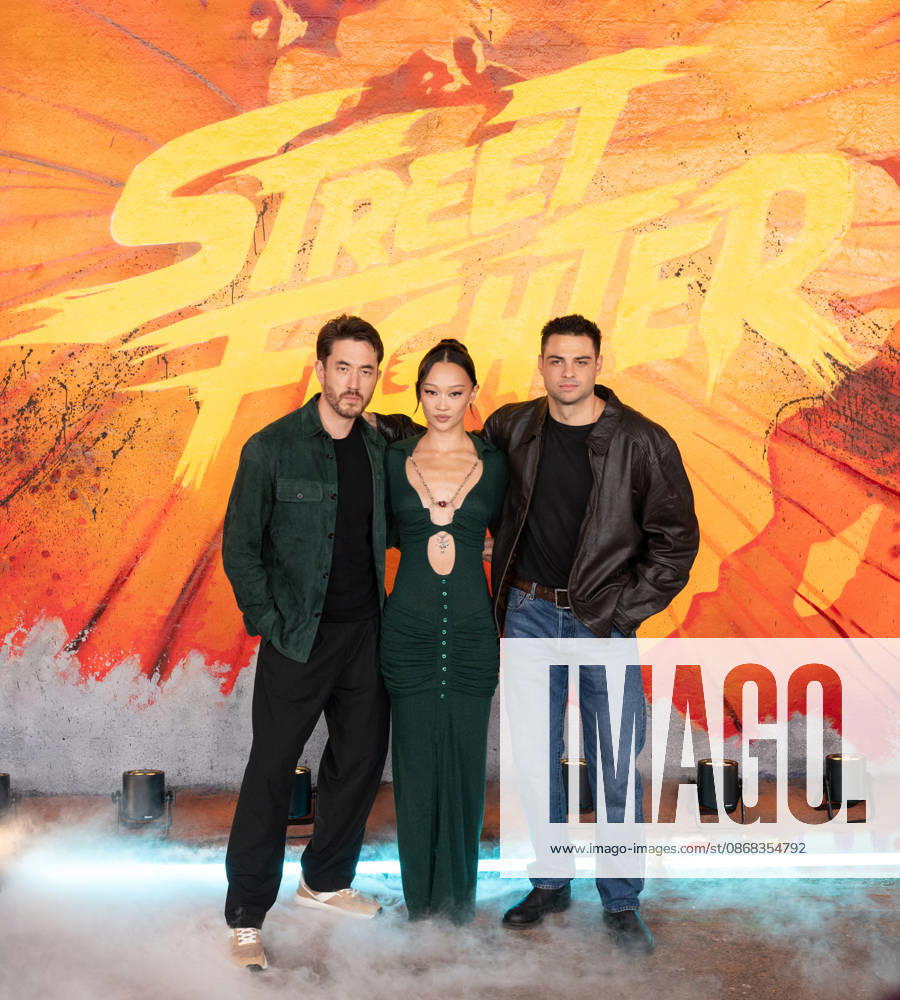 Andrew Koji, Callina Liang and Noah Centineo attends Street Fighter Photocall at Leake Street, Waterloo in London, England. UK. Thursday 1st October 2026.