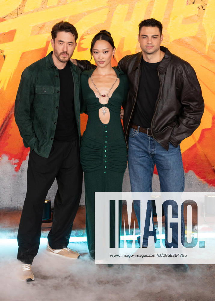 Andrew Koji, Callina Liang and Noah Centineo attends Street Fighter Photocall at Leake Street, Waterloo in London, England. UK. Thursday 1st October 2026.