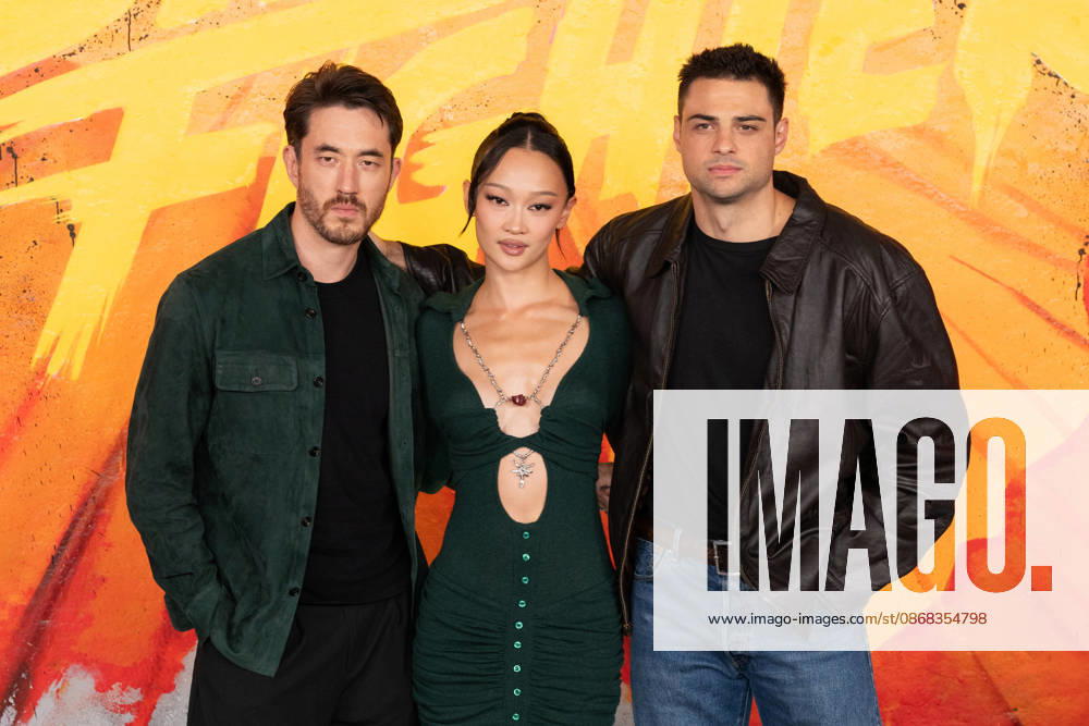 Andrew Koji, Callina Liang and Noah Centineo attends Street Fighter Photocall at Leake Street, Waterloo in London, England. UK. Thursday 1st October 2026.
