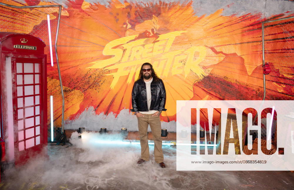 Jason Momoa attends Street Fighter Photocall at Leake Street, Waterloo in London, England. UK. Thursday 1st October 2026.