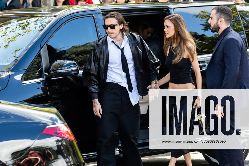 PFW - Balenciaga - Arrivals NB Brooklyn Peltz Beckham, Nicola Peltz Beckham arrived at the Balenciaga Womenswear Spring Summer 2027 show as part of Paris Fashion Week on October 01, 2026 in Paris, France. Photo by Nasser Berzane ABACAPRESS.COM Paris France