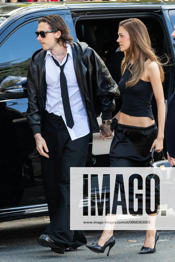 PFW - Balenciaga - Arrivals NB Brooklyn Peltz Beckham, Nicola Peltz Beckham arrived at the Balenciaga Womenswear Spring Summer 2027 show as part of Paris Fashion Week on October 01, 2026 in Paris, France. Photo by Nasser Berzane ABACAPRESS.COM Paris France