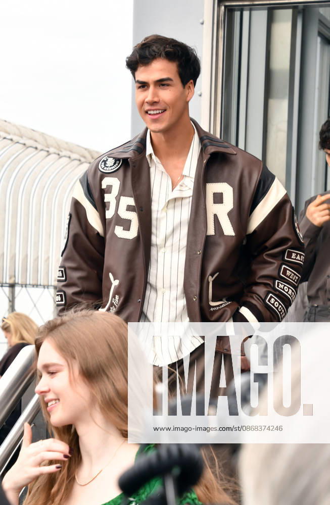 NEW YORK, NY- OCTOBER 1: Joel Oulette pictured during a visit to he Empire State Building Ahead of the Release of Mike Flannigan s Carrie on October 1, 2026 in New York City.