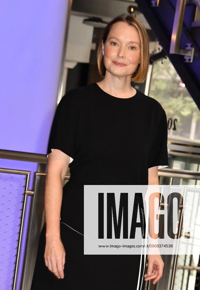 NEW YORK, NY- OCTOBER 1: Samantha Sloyan pictured during a visit to he Empire State Building Ahead of the Release of Mike Flannigan s Carrie on October 1, 2026 in New York City.