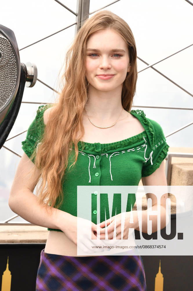 NEW YORK, NY- OCTOBER 1: Summer H. Howell pictured during a visit to he Empire State Building Ahead of the Release of Mike Flannigan s Carrie on October 1, 2026 in New York City.
