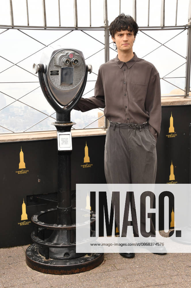 NEW YORK, NY- OCTOBER 1: Arthur Conti pictured during a visit to he Empire State Building Ahead of the Release of Mike Flannigan s Carrie on October 1, 2026 in New York City.