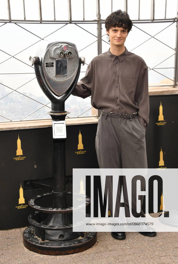 NEW YORK, NY- OCTOBER 1: Arthur Conti pictured during a visit to he Empire State Building Ahead of the Release of Mike Flannigan s Carrie on October 1, 2026 in New York City.