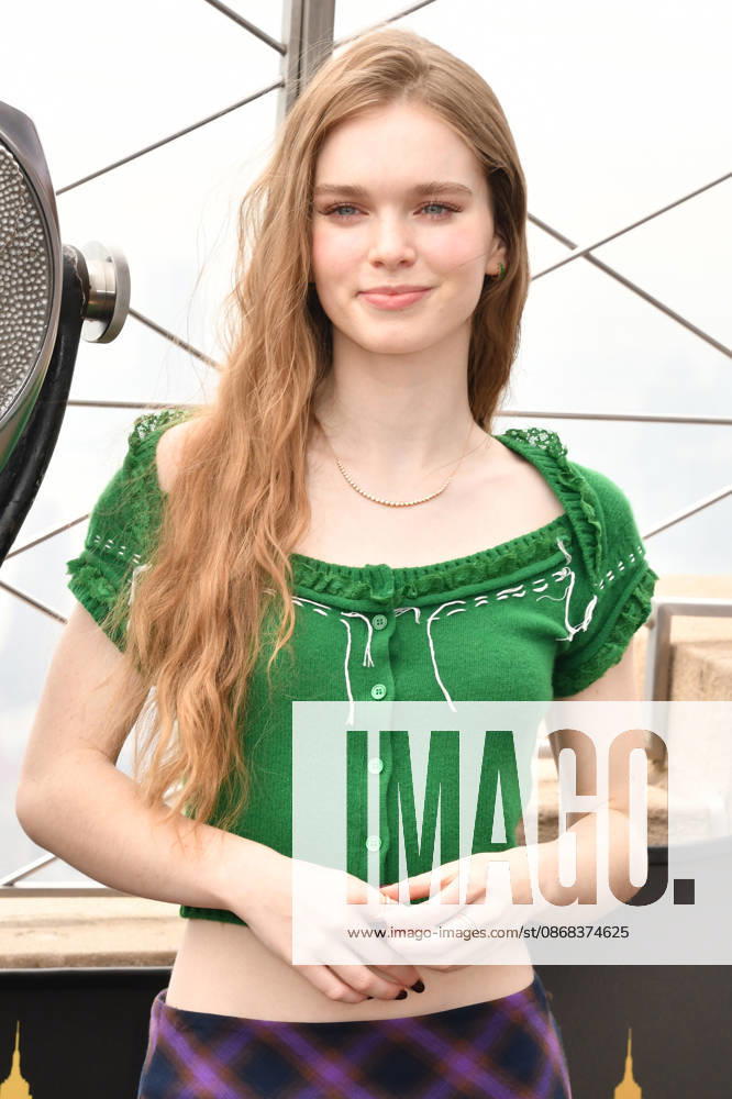 NEW YORK, NY- OCTOBER 1: Summer H. Howell pictured during a visit to he Empire State Building Ahead of the Release of Mike Flannigan s Carrie on October 1, 2026 in New York City.