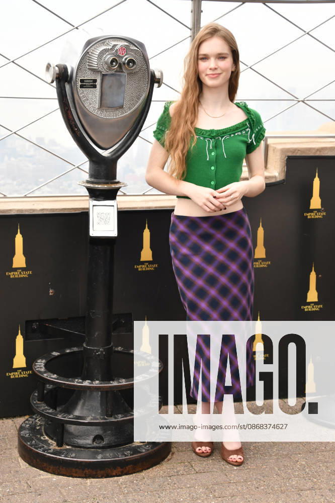 NEW YORK, NY- OCTOBER 1: Summer H. Howell pictured during a visit to he Empire State Building Ahead of the Release of Mike Flannigan s Carrie on October 1, 2026 in New York City.