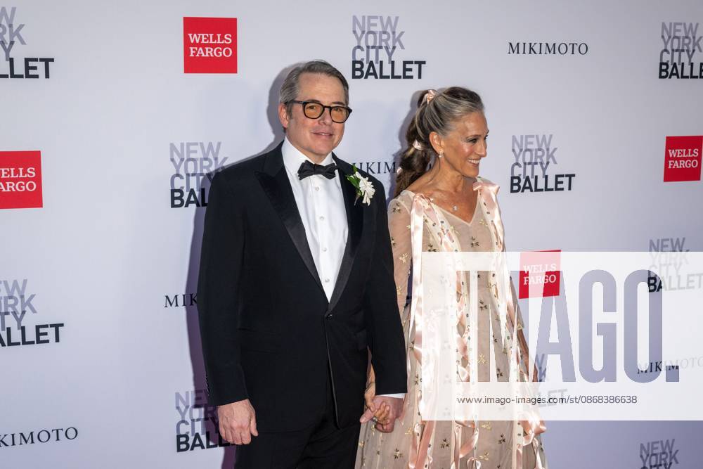 (L-R) Matthew Broderick and Sarah Jessica Parker attend.The New York City Ballet 2026 Fall Gala at David H. Koch Theater, Lincoln Center on October 01, 2026 in New York City. New York United States - ZUMAs197 20261001_aaa_s197_877