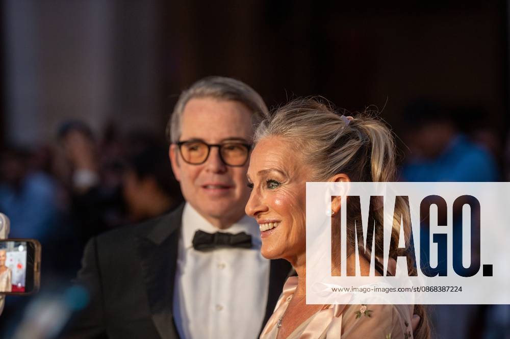 (L-R) Matthew Broderick and Sarah Jessica Parker attend.The New York City Ballet 2026 Fall Gala at David H. Koch Theater, Lincoln Center on October 01, 2026 in New York City. New York United States - ZUMAs197 20261001_aaa_s197_916