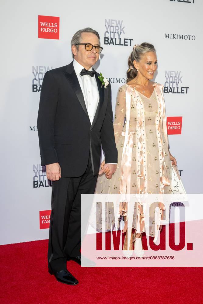 (L-R) Matthew Broderick and Sarah Jessica Parker attend.The New York City Ballet 2026 Fall Gala at David H. Koch Theater, Lincoln Center on October 01, 2026 in New York City. New York United States - ZUMAs197 20261001_aaa_s197_900