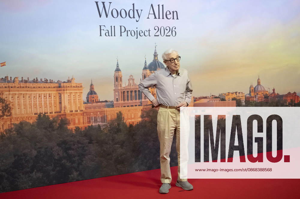 Woody Allen beim offiziellen Empfang zum Drehstart des Woody Allen Fall Project 2026 in den Teatros del Canal. Madrid